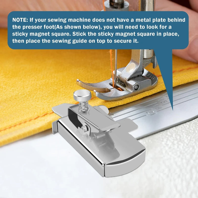 Magnetic Seam Guide for Straight, Consistent Sewing