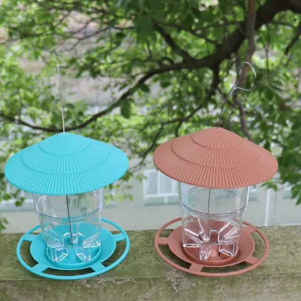 Hanging Bird Feeder for Easy Seed Monitoring Outdoors
