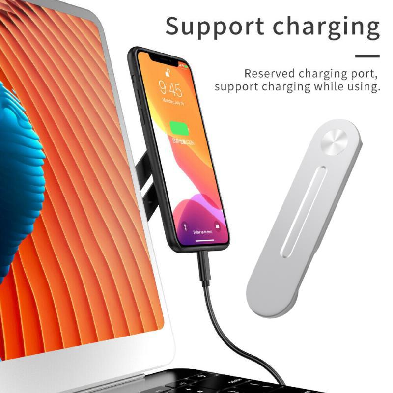 Laptop Phone Mount Clip for Dual-Screen Desk Setup