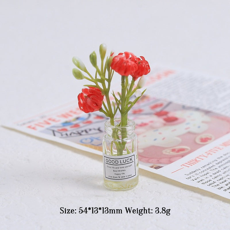Miniature Flower Vase Decor for Colorful Small Spaces