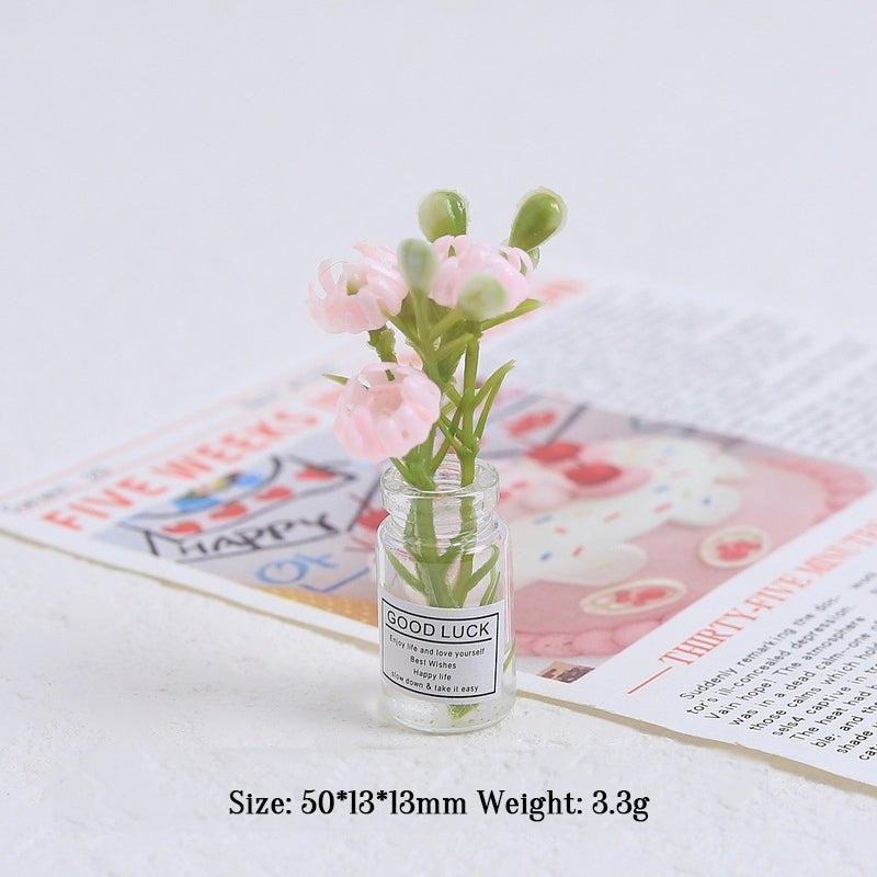 Miniature Flower Vase Decor for Colorful Small Spaces