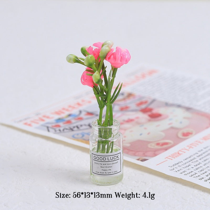 Miniature Flower Vase Decor for Colorful Small Spaces