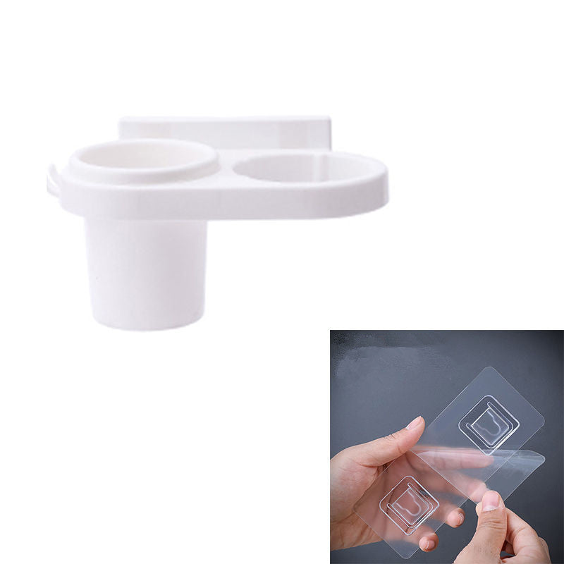 Wall Mounted Hair Dryer Holder Bathroom Storage Rack