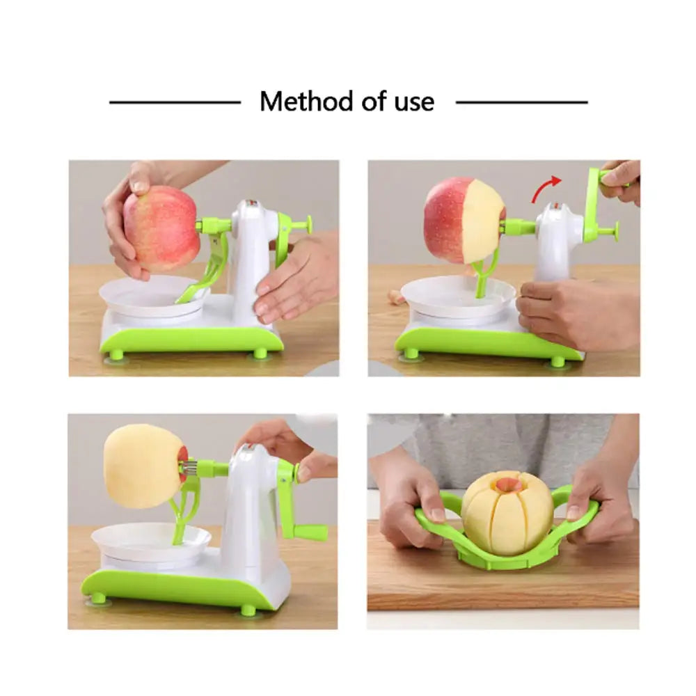 Hand Crank Apple Peeler and Corer, Peel in Seconds