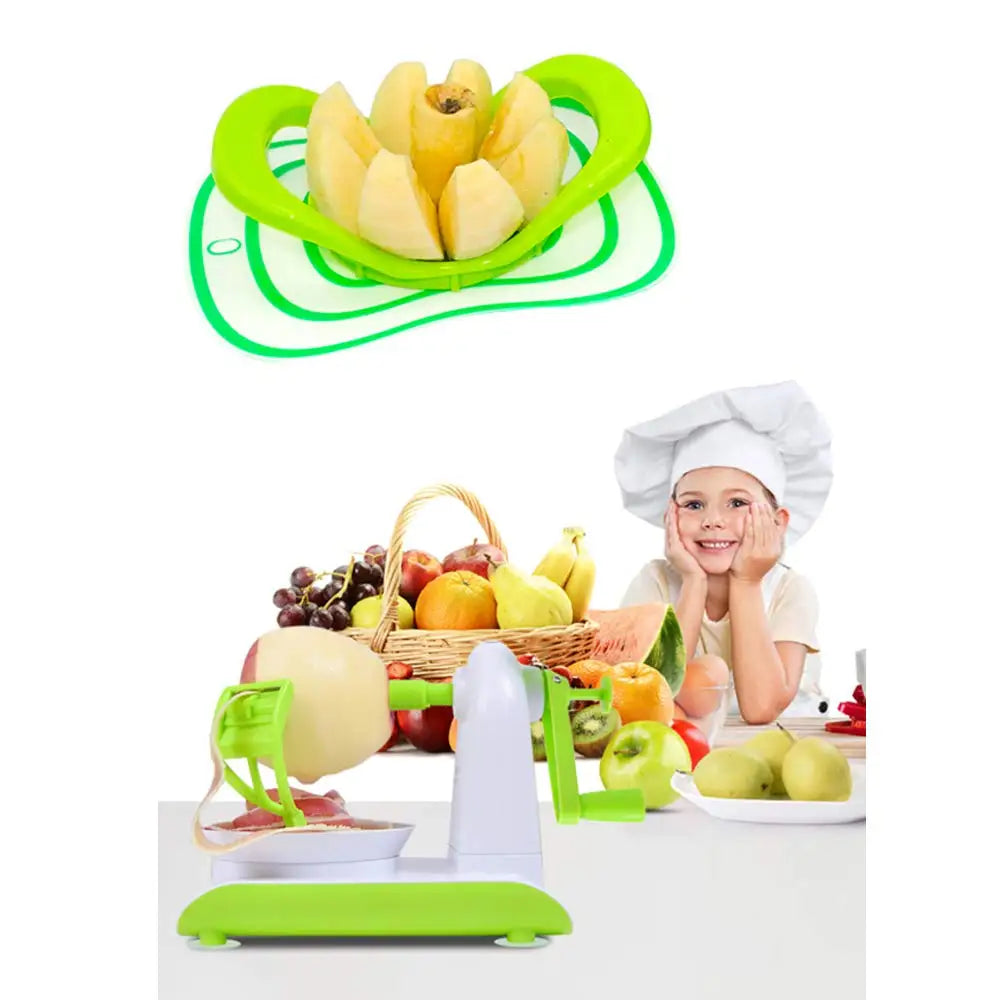 Hand Crank Apple Peeler and Corer, Peel in Seconds