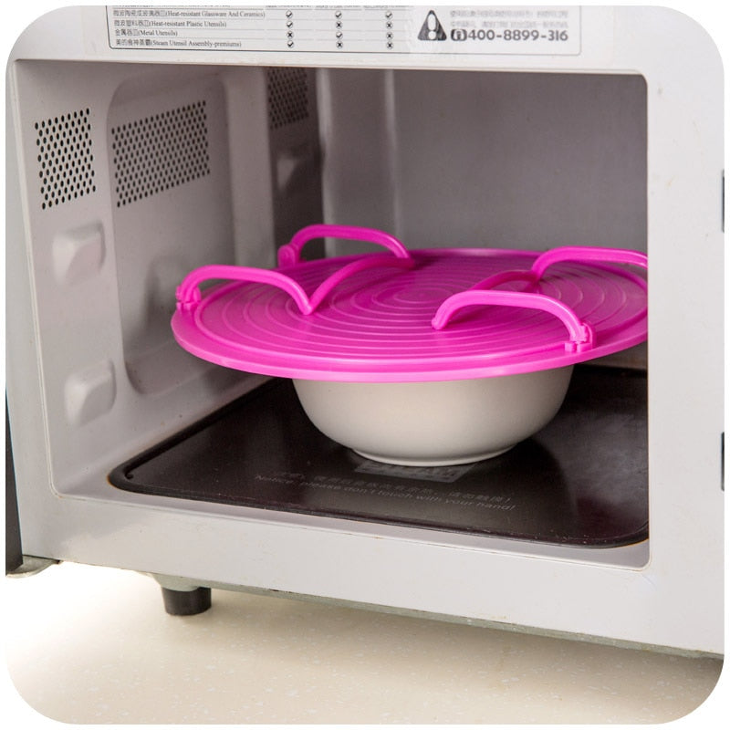 Microwave Stackable Shelf Rack for Heating Two Dishes