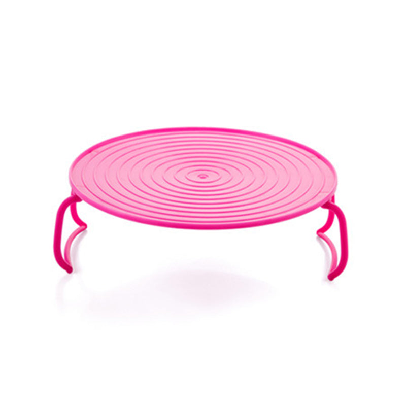 Microwave Stackable Shelf Rack for Heating Two Dishes
