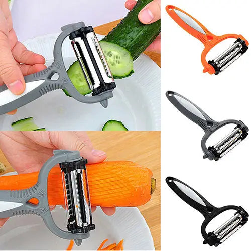 360 Rotary Peeler, Slicer and Grater for Fast Veggie Prep