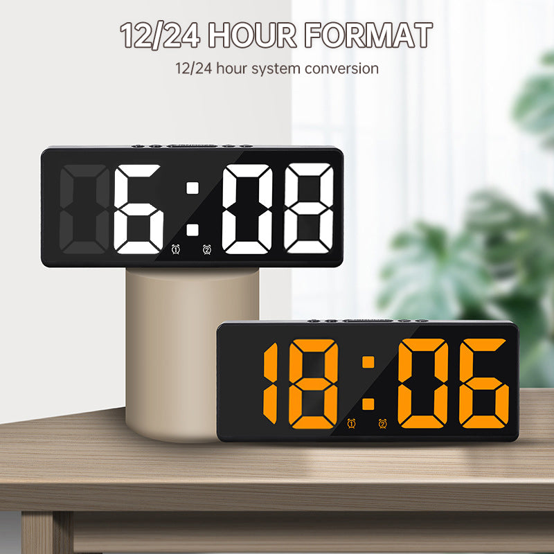 Multifunctional LED Digital Clock With Color Nightlight