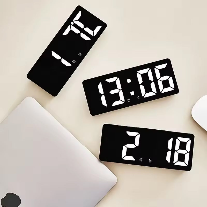 Multifunctional LED Digital Clock With Color Nightlight
