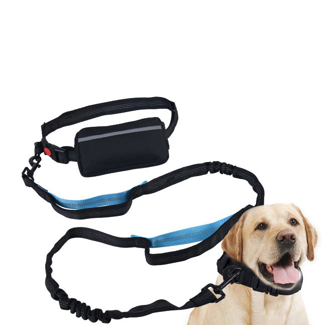 Hands-Free Dog Walking Belt With Shock-Absorbing Leash