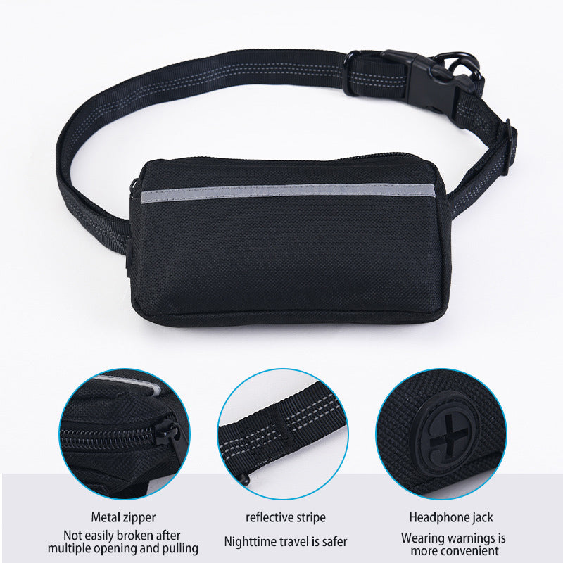Hands-Free Dog Walking Belt With Shock-Absorbing Leash
