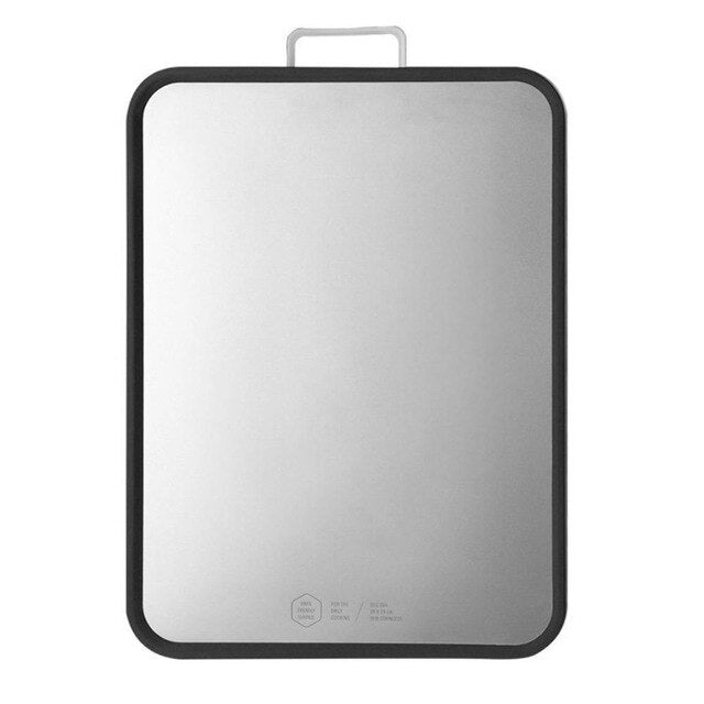 Stainless Steel Cutting Board: Double-Sided, Non-Slip