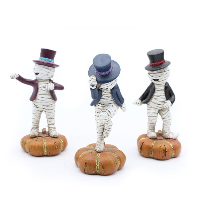 Mummy Halloween Tabletop Decor Set for Festive Style