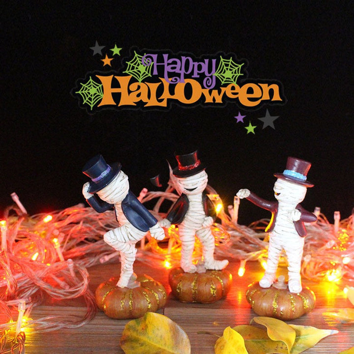 Mummy Halloween Tabletop Decor Set for Festive Style