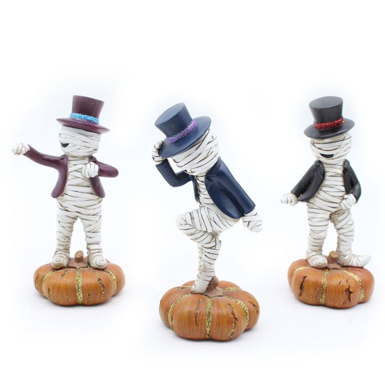 Mummy Halloween Tabletop Decor Set for Festive Style