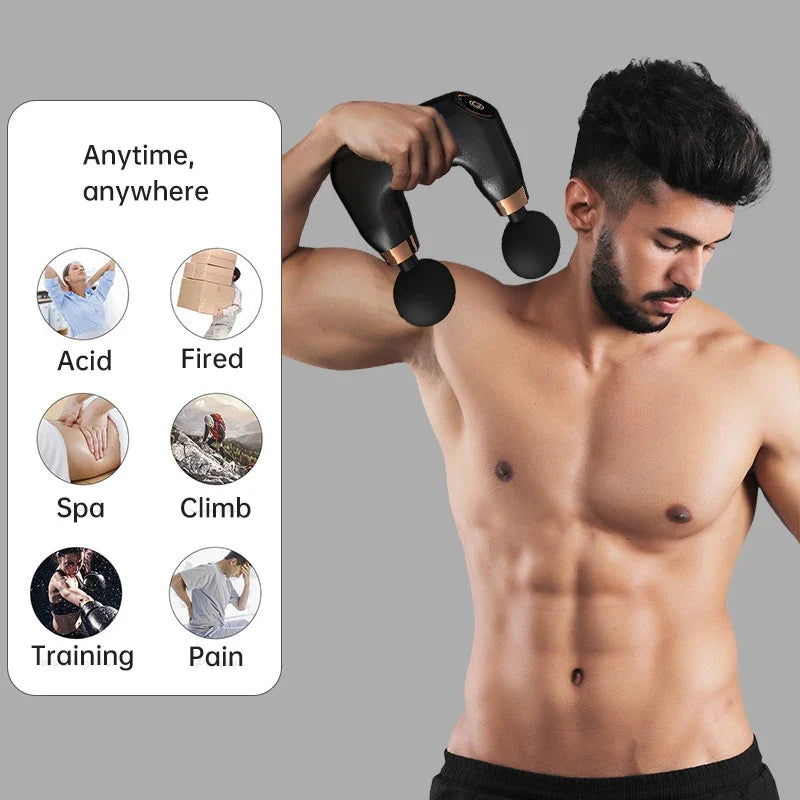 Double Head Massage Gun for Muscle Tension & Recovery