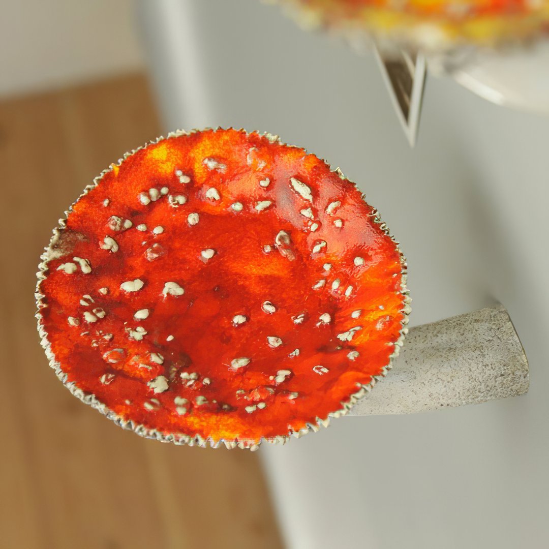 Mushroom Wall Shelf for Whimsical Display Storage