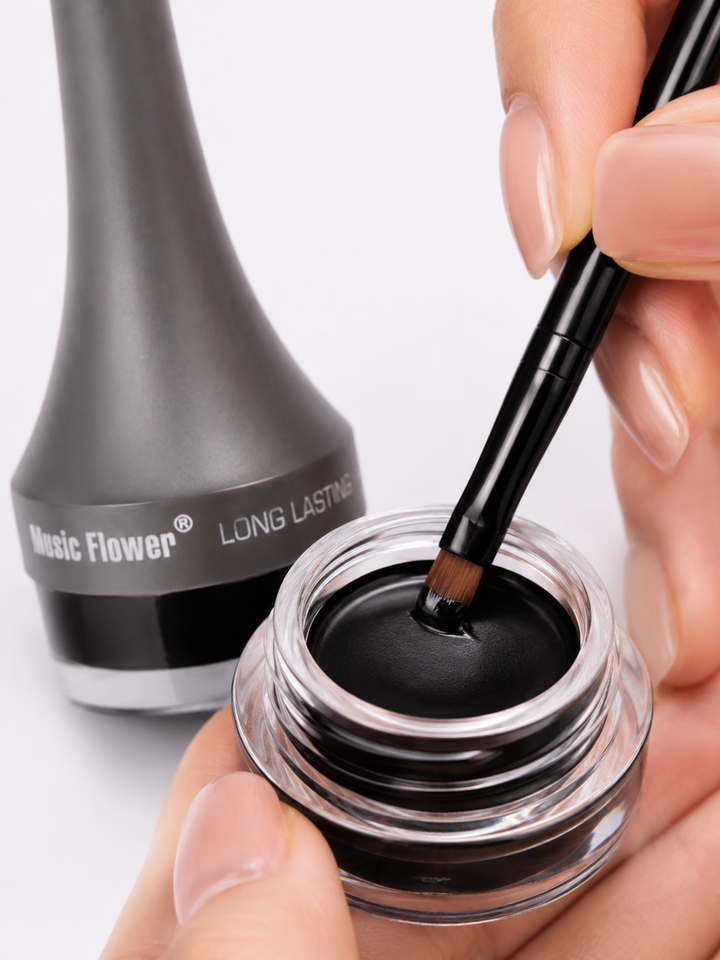 Music Flower Waterproof Gel Eyeliner — 24Hr, 5 Shades