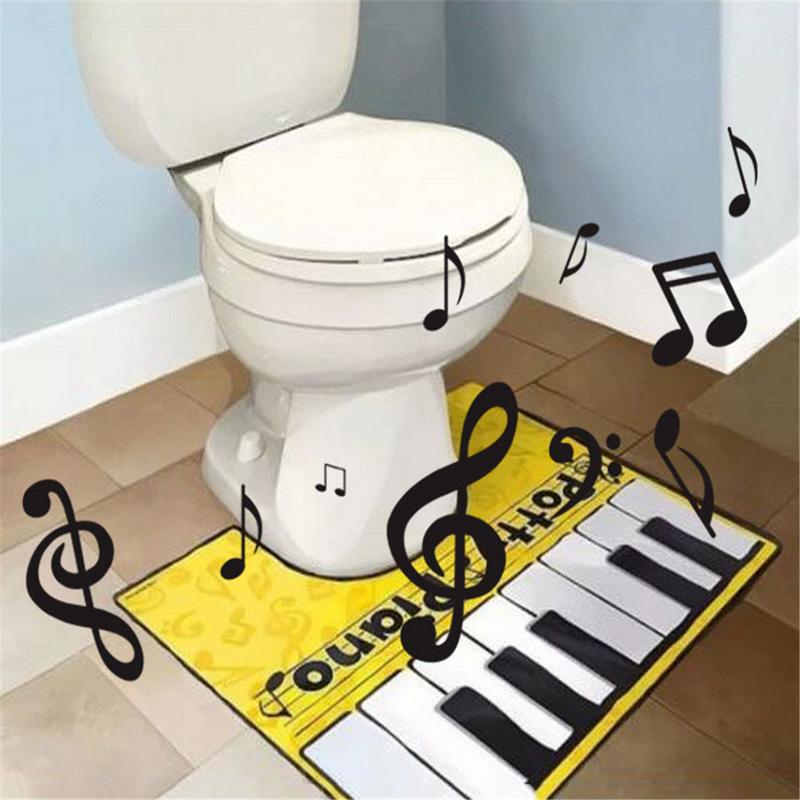 Musical Piano Toilet Mat for Playful Bathroom Fun