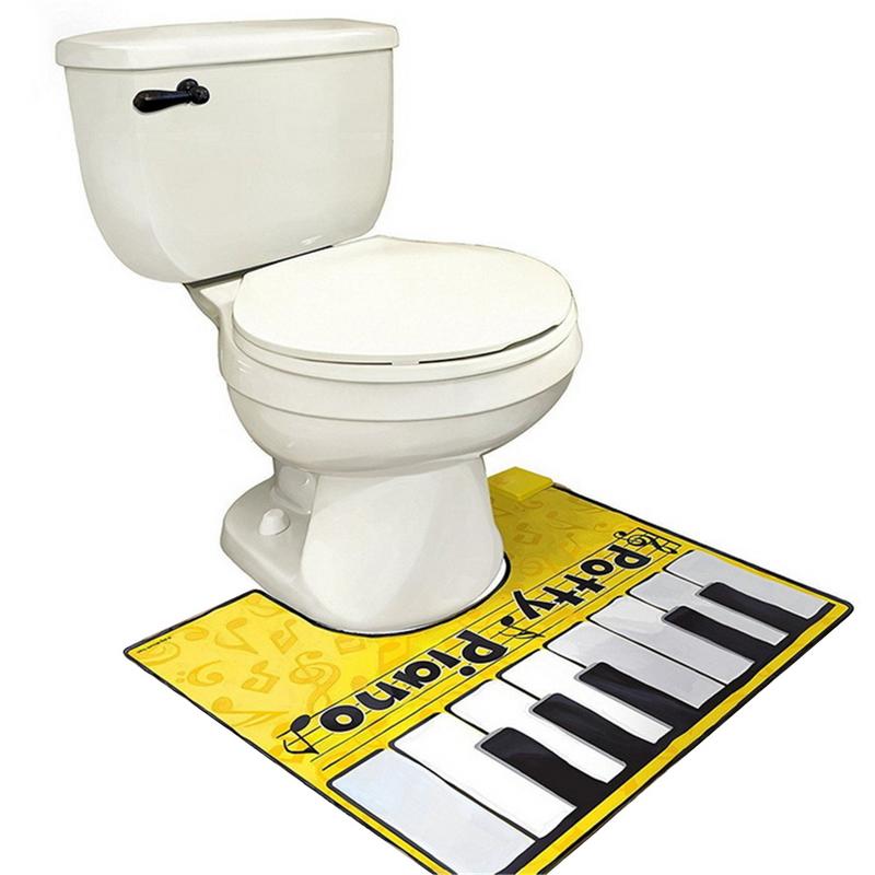 Musical Piano Toilet Mat for Playful Bathroom Fun