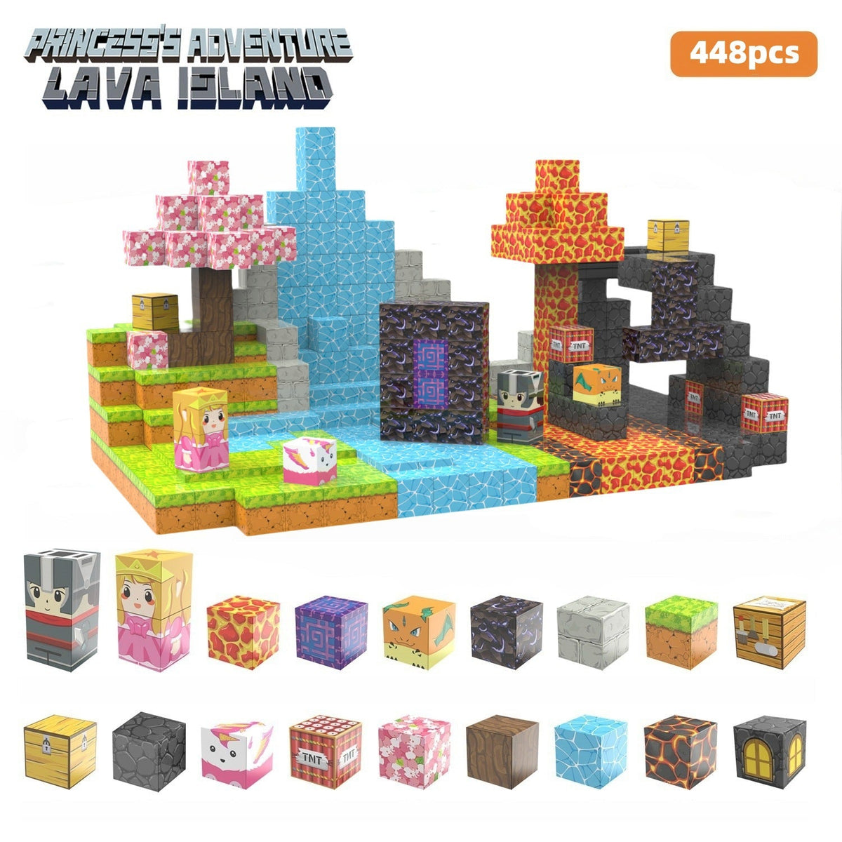 Magnetic Building Cubes for Creative 3D World Play