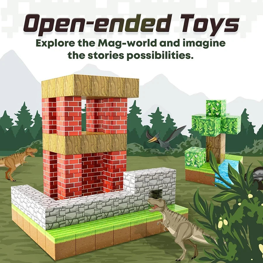Magnetic Building Blocks for Creative STEM Construction