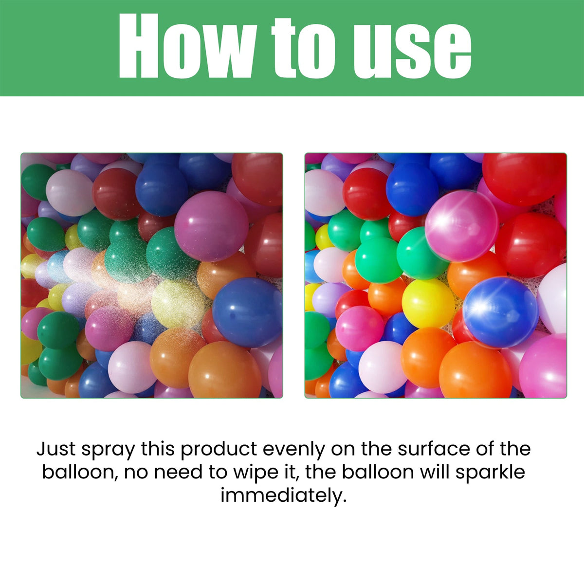 Balloon Shine Spray for Glossy, Brighter Party Displays