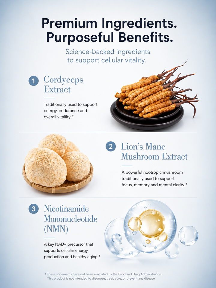NAD+ Patch with NMN & Resveratrol | 30-Day Supply