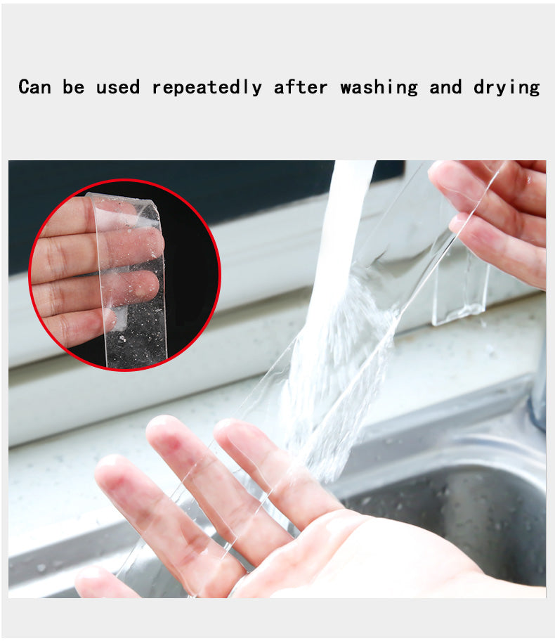 Reusable Double-Sided Adhesive Tape for Clean Removal