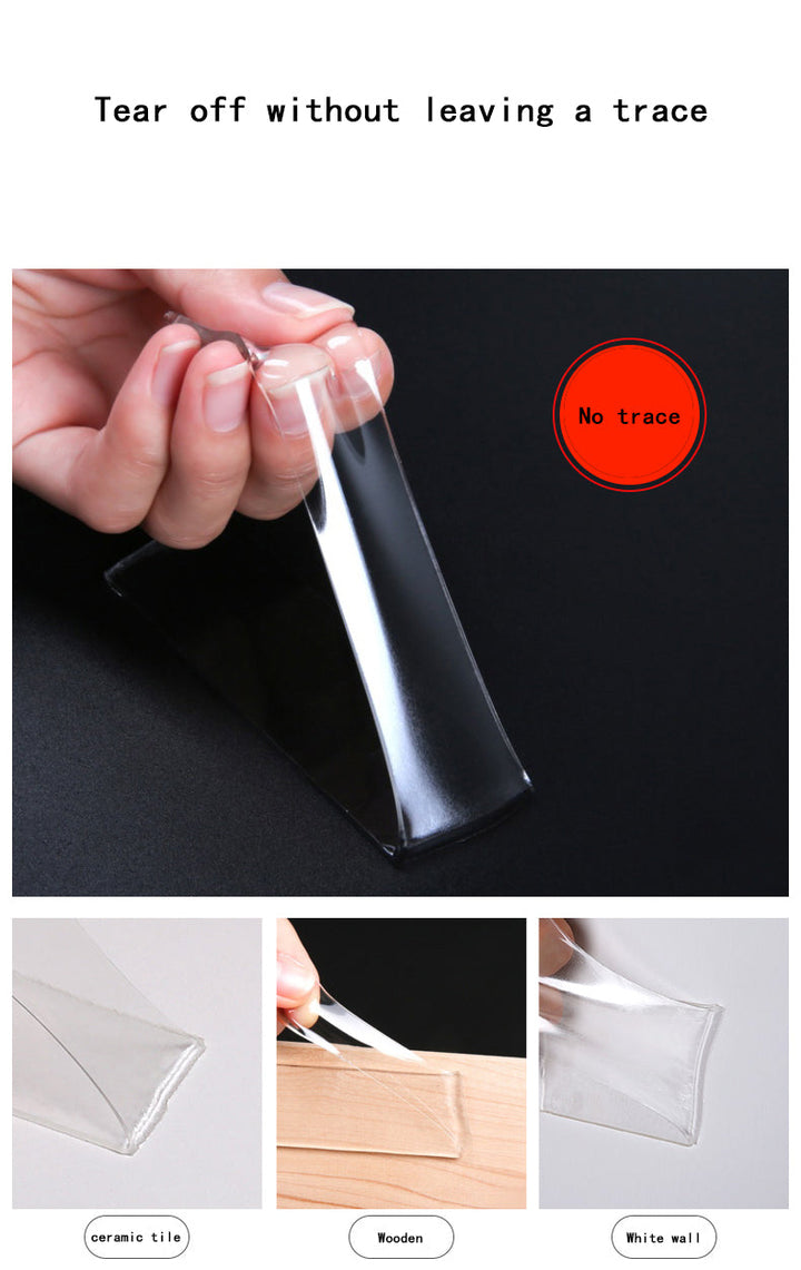 Reusable Double-Sided Adhesive Tape for Clean Removal