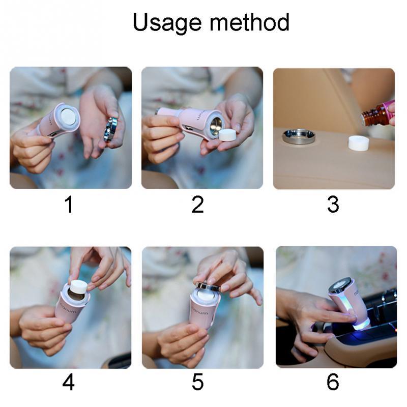 Mini Car Aroma Diffuser USB for a Fresh Cabin Scent