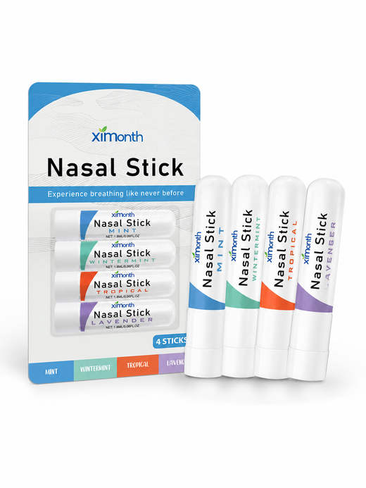 Nasal Inhaler Stick Set — 4 Scents for Breathing Relief