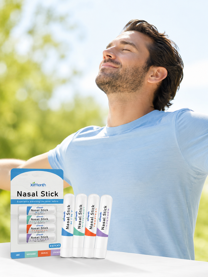 Nasal Inhaler Stick Set — 4 Scents for Breathing Relief