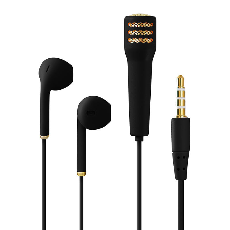 Wired Karaoke Mic Headset for Phone Singing Practice