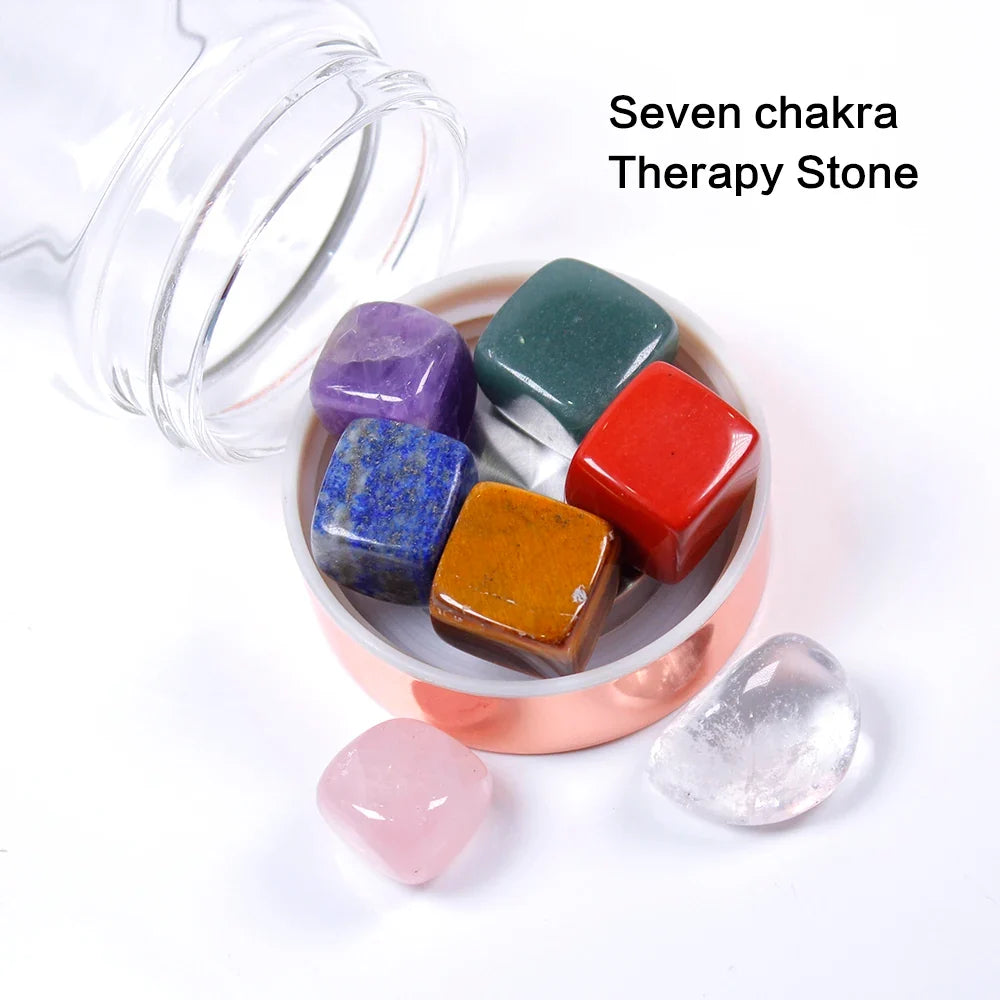 Glass Infuser Water Bottle with Tea Filter and Gemstones