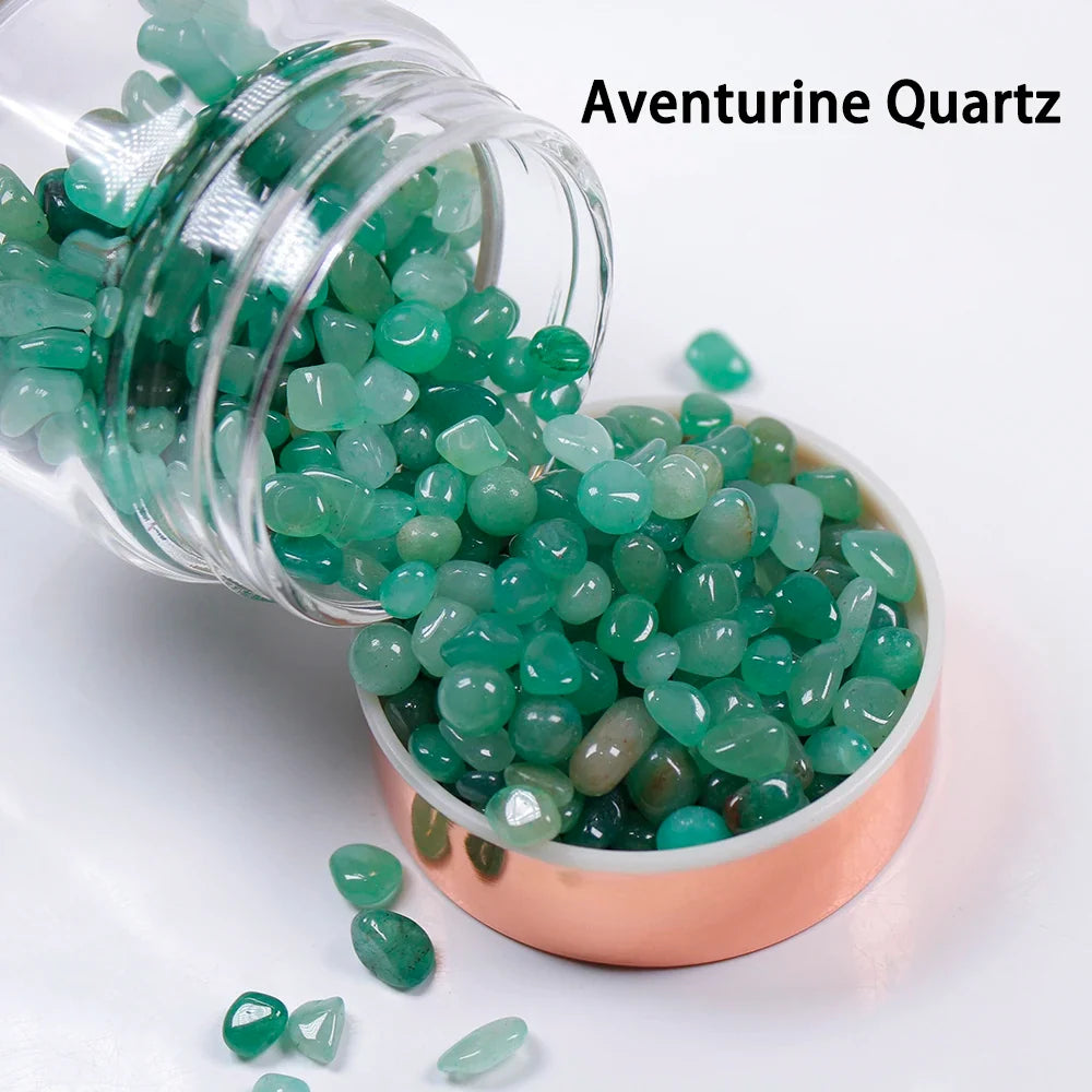 Glass Infuser Water Bottle with Tea Filter and Gemstones