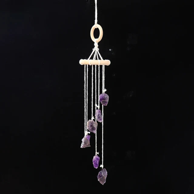 Crystal Wind Chime Pendant for Colorful Home Decor
