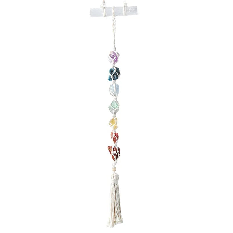 Seven Gemstone Hanging Decoration for Colorful Spaces