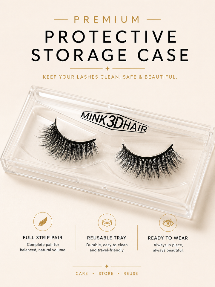 100% Mink False Eyelashes — Natural Lashes, Dramatic Volume
