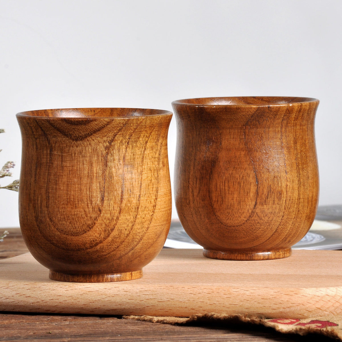 Handmade Natural Wooden Tea Cup in Sour Jujube Wood