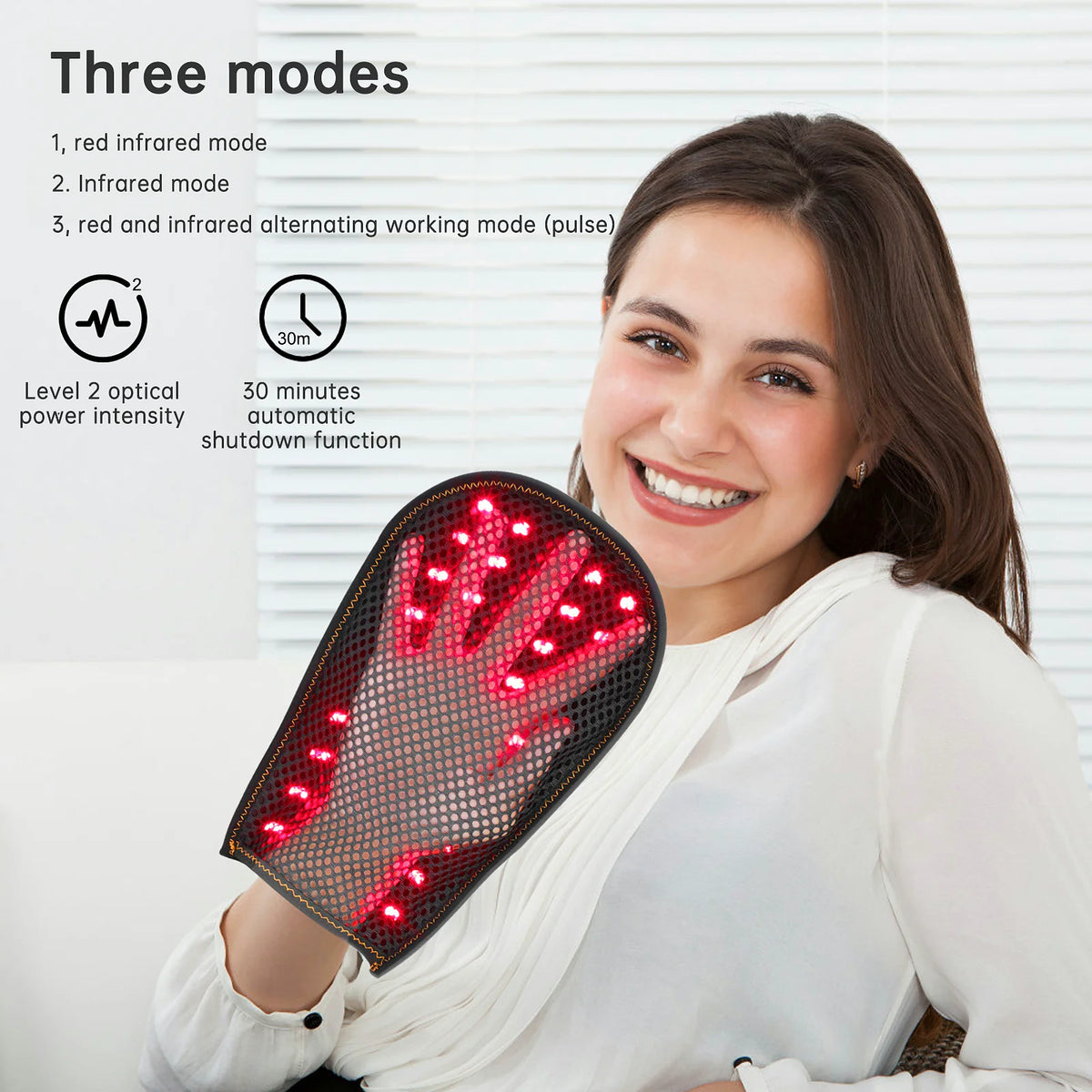 Red Light Therapy Glove for Hand Joint Pain Relief
