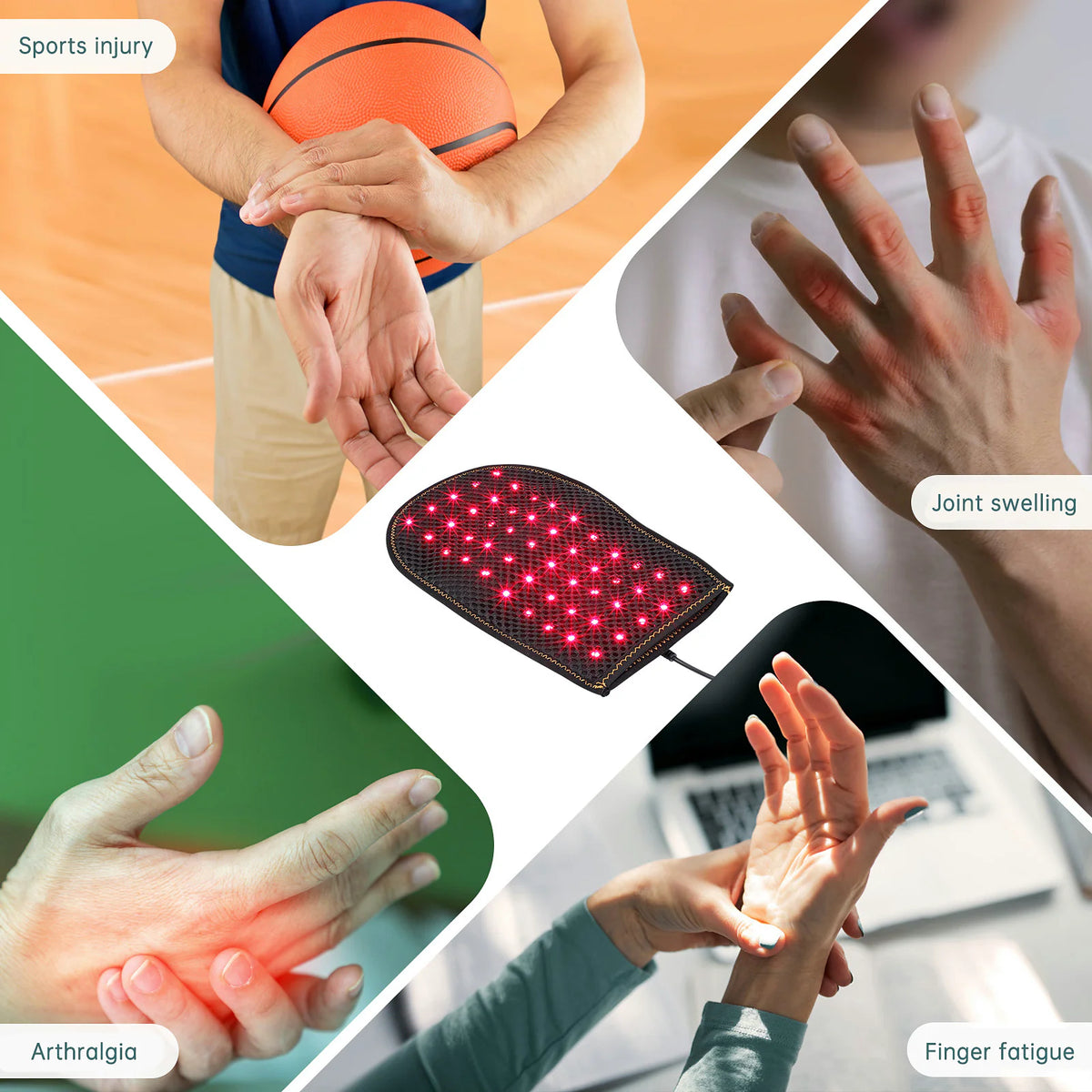 Red Light Therapy Glove for Hand Joint Pain Relief