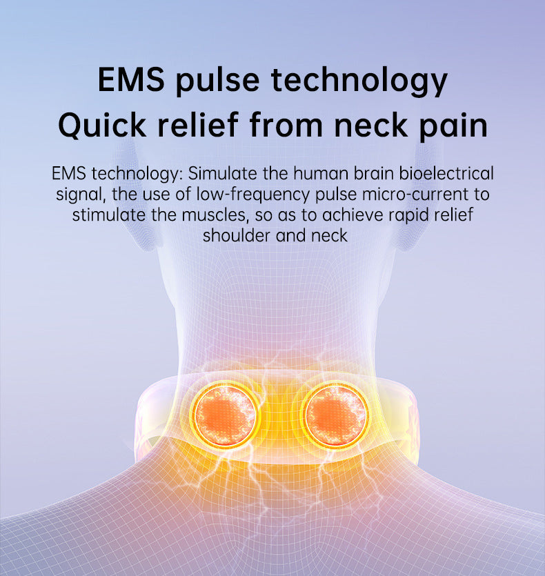 Neck Massager with Heat for Desk Neck & Shoulder Tension