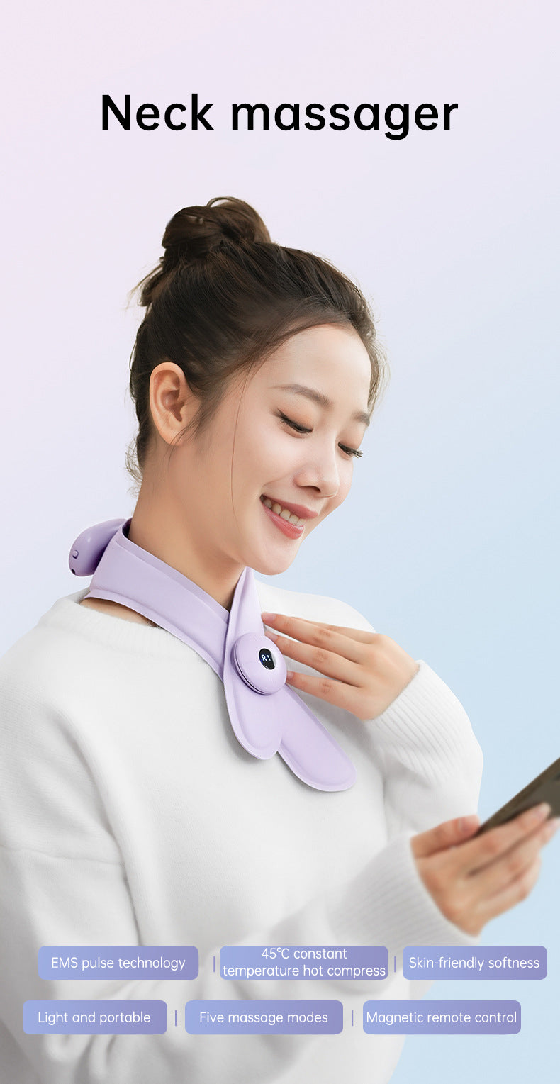 Neck Massager with Heat for Desk Neck & Shoulder Tension