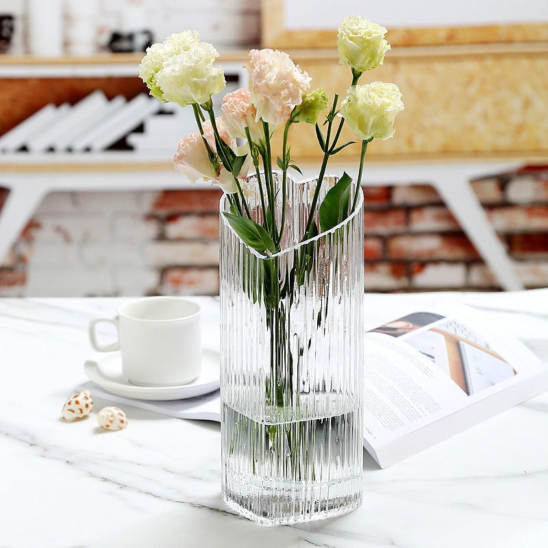 Glass Vase for Romantic Floral Displays and Decor