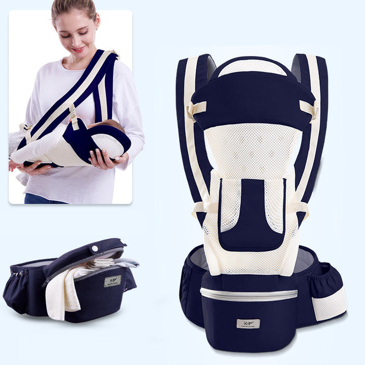 3-in-1 Ergonomic Baby Carrier With Supportive Hip Seat