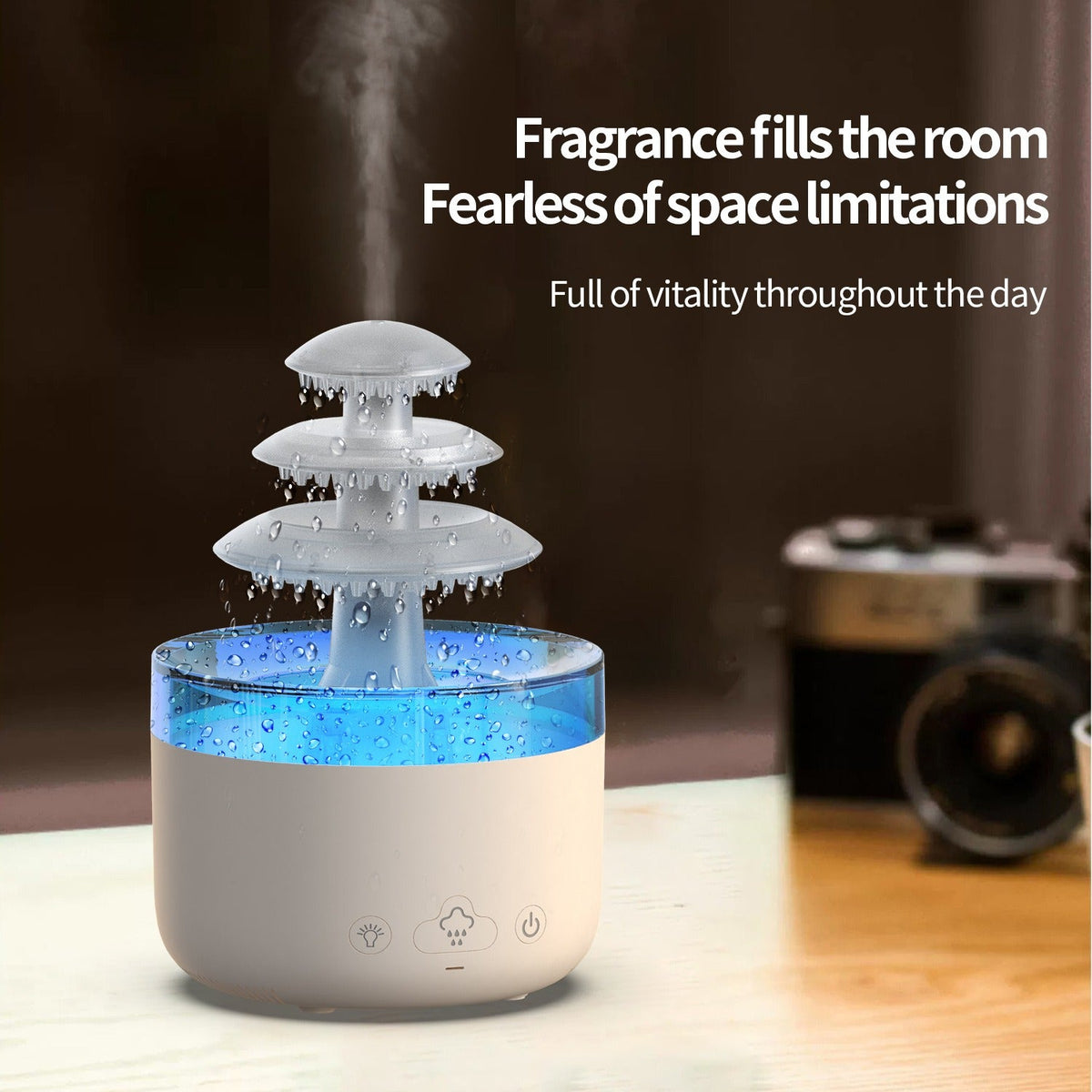 Essential Oil Humidifier 500ml with Calming Color Light