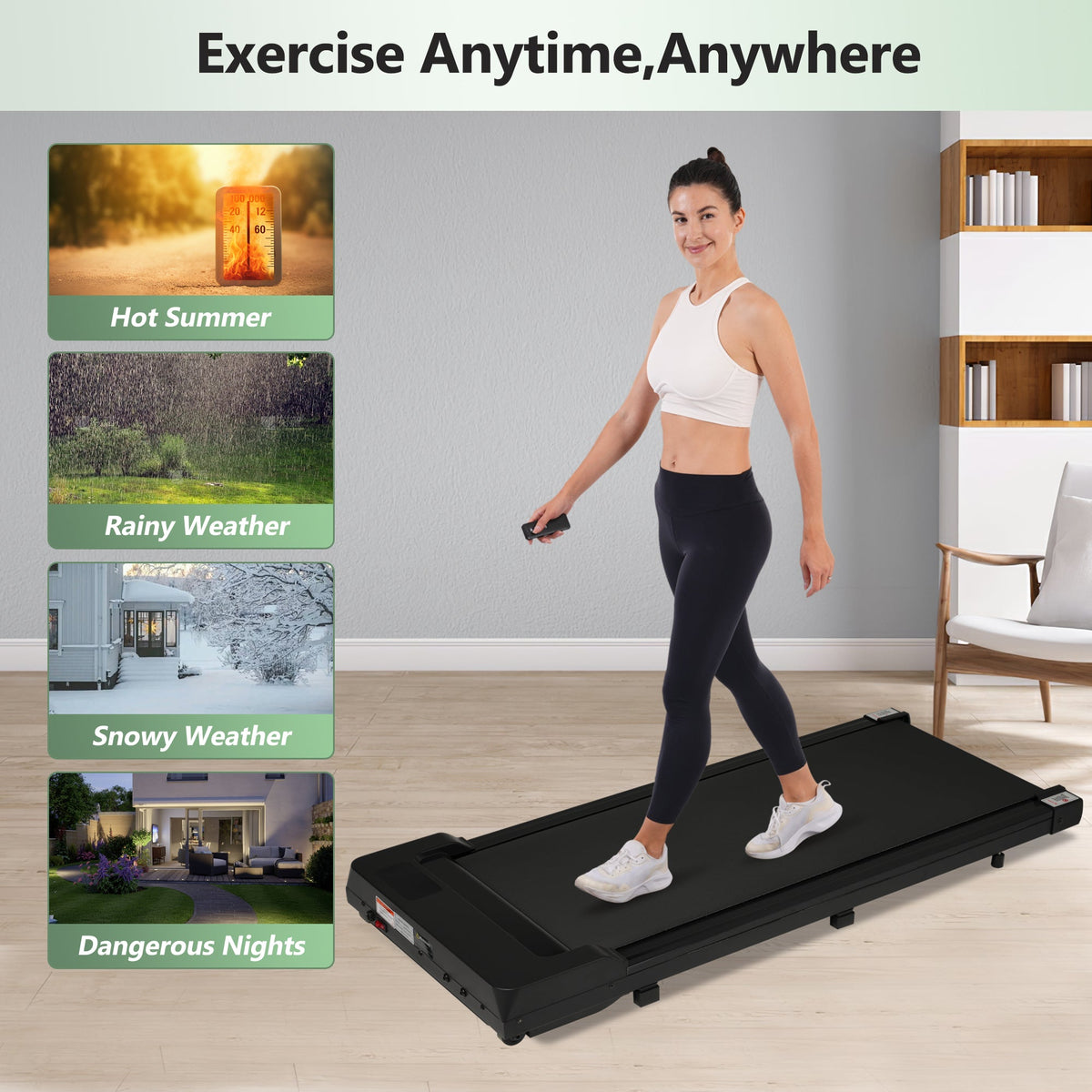 Under Desk Walking Pad: Walk While You Work at Home