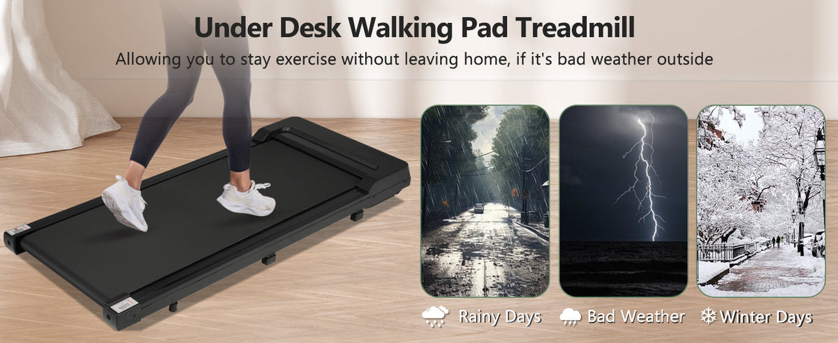 Under Desk Walking Pad: Walk While You Work at Home